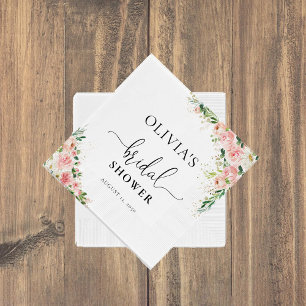Blush Pink Rose Gold Napkins