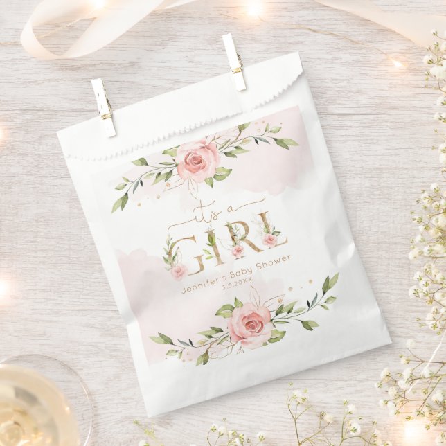 Blush pink roses girl eucalyptus baby shower favour bags (Clipped)