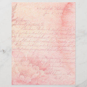 Blush Pink Shabby Chic Scrapbook Paper