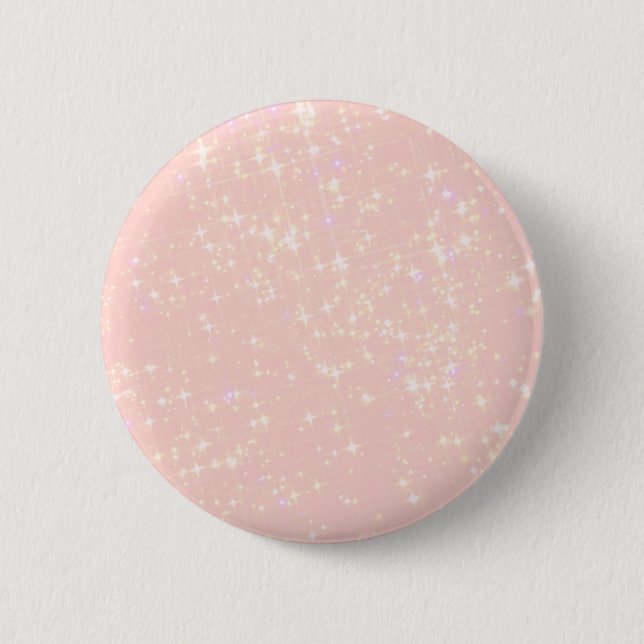 Blush Pink Shimmer - Add Text, Monogram as desired 6 Cm Round Badge (Front)