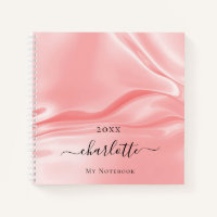 Blush pink silk satin elegant name