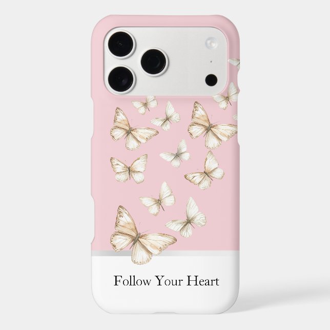 Blush Pink Skies & Butterflies  (Back)