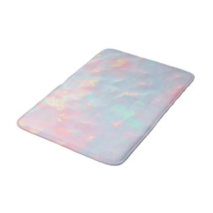 Blush Pink Soft Mint Gold Luxury Modern Collection Bath Mat