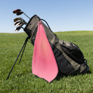 Blush Pink Sparkle Golf Towel with Hook