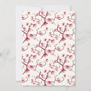 Blush Pink Spring Rustic Bohemian Floral Holiday Card