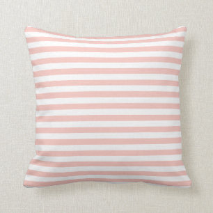 Blush Pink Stripes Cushion