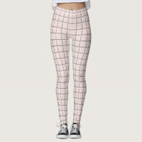 Blush Pink Subtle Plaid Pattern Preppy
