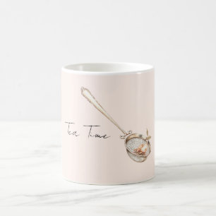 Blush Pink Tea Time Coffee Mug