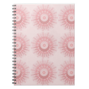Blush Pink Tribal Boho Pattern Journal Notebook