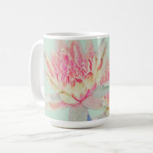 Blush Pink Water Lily Mug