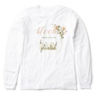 Blush Pink Watercolor Bloom Where You are Planted