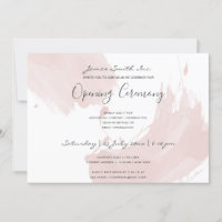 BLUSH PINK WATERCOLOR BRUSHSTROKE OPENING CEREMONY