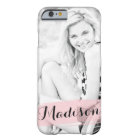 Blush Pink Watercolor Custom Photo Personalised