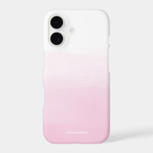 Blush Pink Watercolor Ombre Personalised