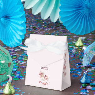 Blush Pink Watercolor Patisserie Cafe Branding Favour Box