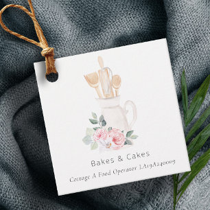 Blush Pink Whisk Spatula Spoons Baking Utensils  Favour Tags