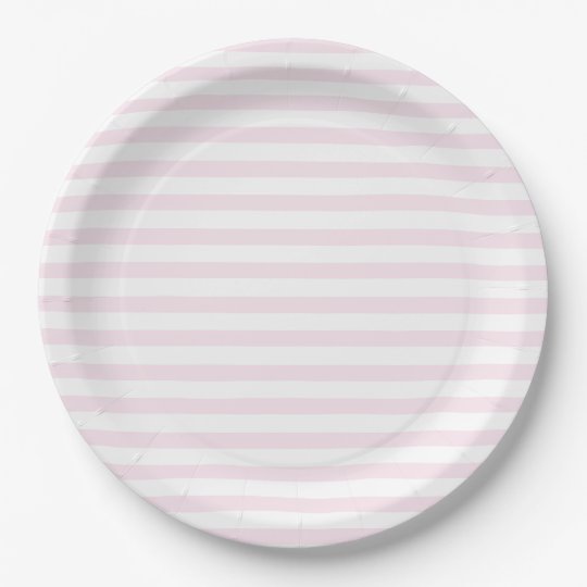 striped paper plates