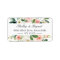 Blush Pink White Watercolor Floral Address