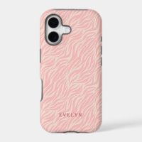 Blush Pink Wild Tiger Stripes