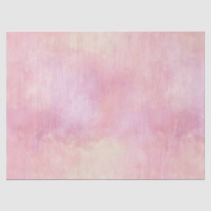 Blush Pink Yellow Tie dye Tissue Paper