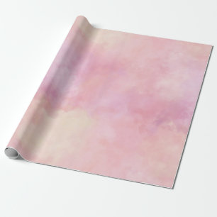 Blush Pink Yellow Tie dye Wrapping Paper