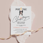 Blush Pop The Champagne Bridal Shower Invitation<br><div class="desc">Pop The Champagne She's Changing Her Last Name! Celebrate the bride-to-be as she embarks on a new chapter! Join us in popping the champagne for a sophisticated bridal shower featuring a stunningly romantic blush colour palette and a luxury champagne bottle. Let's raise a glass in celebration of the soon-to-be Mrs.!...</div>