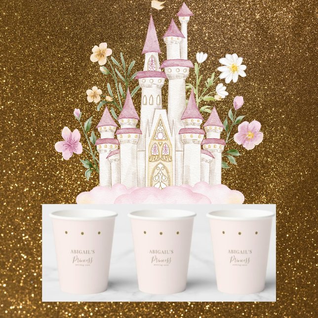 Blush Princess Baby Shower Paper Cup (Creator Uploaded)