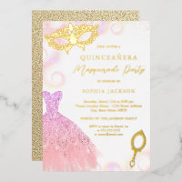 Blush Purple Masquerade Party Dress Quinceanera