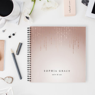 Blush Rain Personalised Notebook