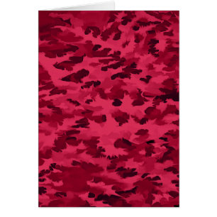 Blush Red Camouflage Pattern