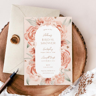 Blush Rose Bridal Shower Invitation