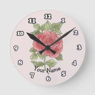 Blush Rose  clocks