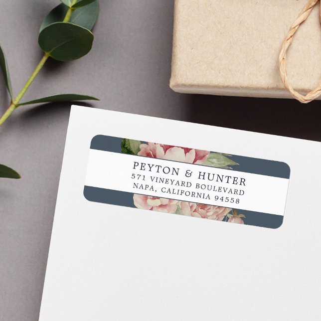 Blush Rose | Floral Return Address (Creator Uploaded)