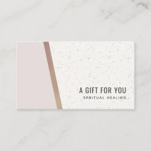 Blush Rose Gold Ceramic Geometric Gift Certificate