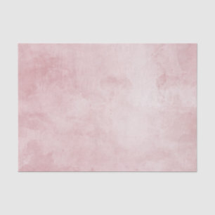 Blush & Rose Gold Framed Floral Watercolor Wedding Tissue Paper