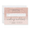 Blush rose gold glitter ombre gift certificate
