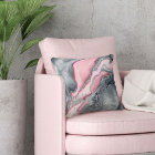 Blush rose marble - pastel pinks, grey and silver