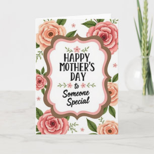 Blush Rose Mothers Love Card