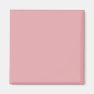 Blush Rose Pink Solid Colour Classic Elegant Magnet