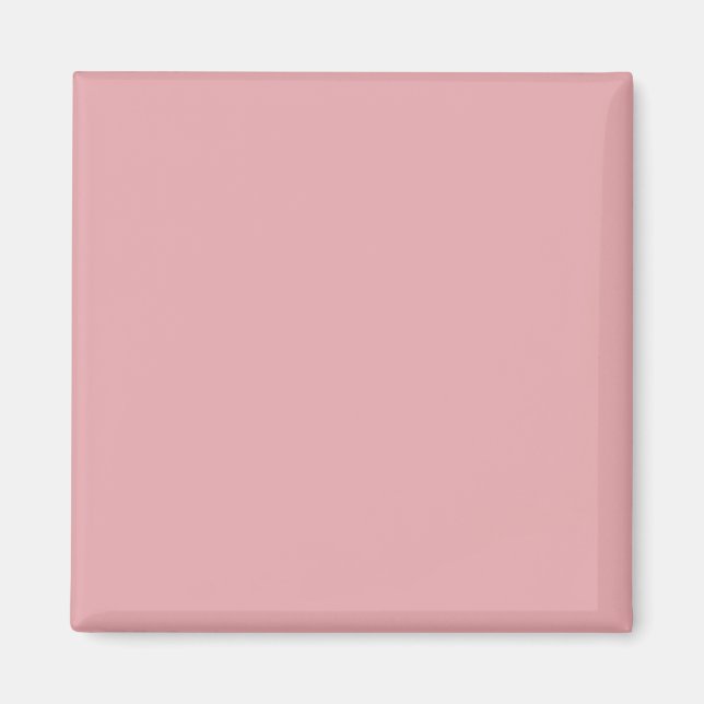 Blush Rose Pink Solid Colour | Classic | Elegant  Magnet (Front)
