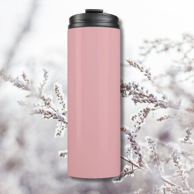 Blush Rose Pink Solid Colour | Classic | Elegant  Thermal Tumbler (Creator Uploaded)
