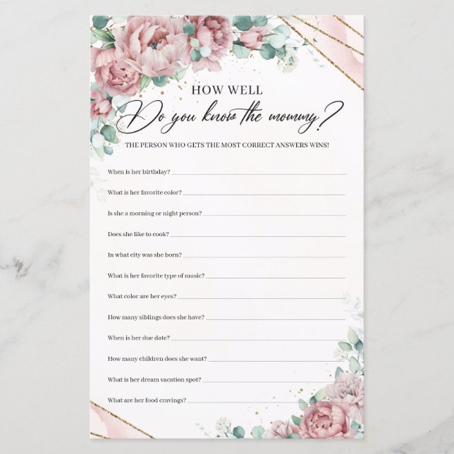 Blush roses How Well Do You Know The Mummy (Front)