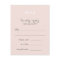 Blush Rustic Monogram Wreath Wedding RSVP reply