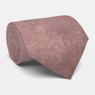 Blush Rustic Texture Neck Tie