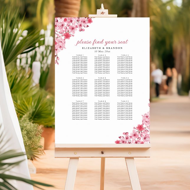 Blush Sakura Wedding – Spring Floral  Poster (Creator Uploaded)