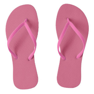 Blush (solid colour) flip flops