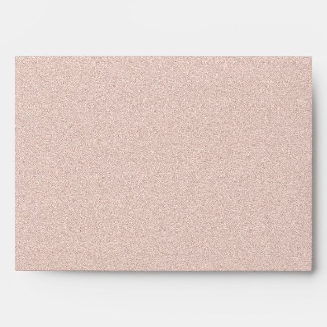 Blush Succulent Wedding Envelope (Front)