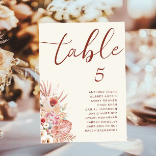 Blush & Terracotta Boho Floral Foliage Wedding