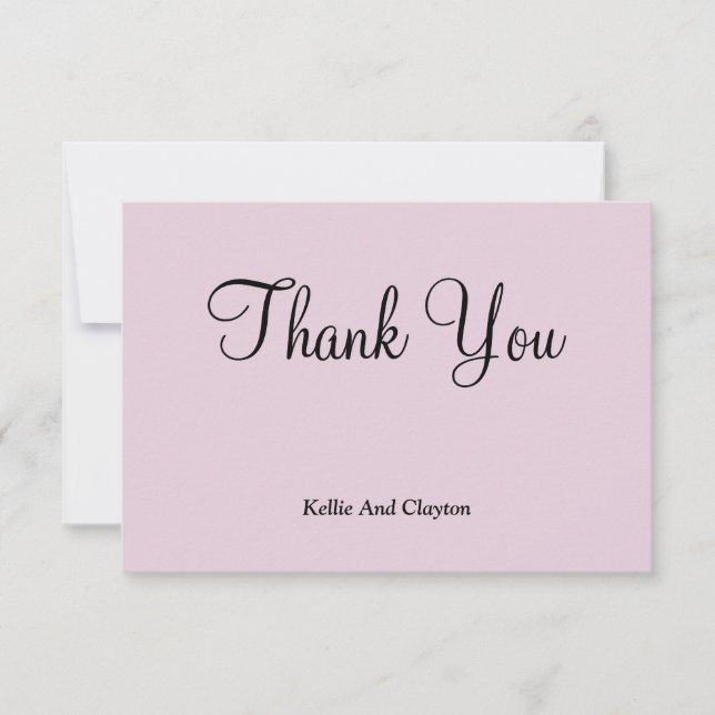 Blush Thank You Cards (Front)