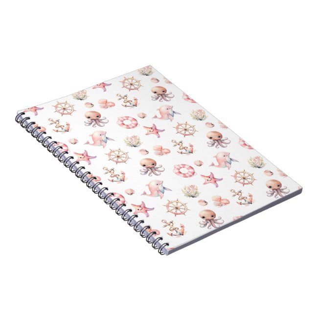 Blush Tide Treasures! Notebook (Right Side)
